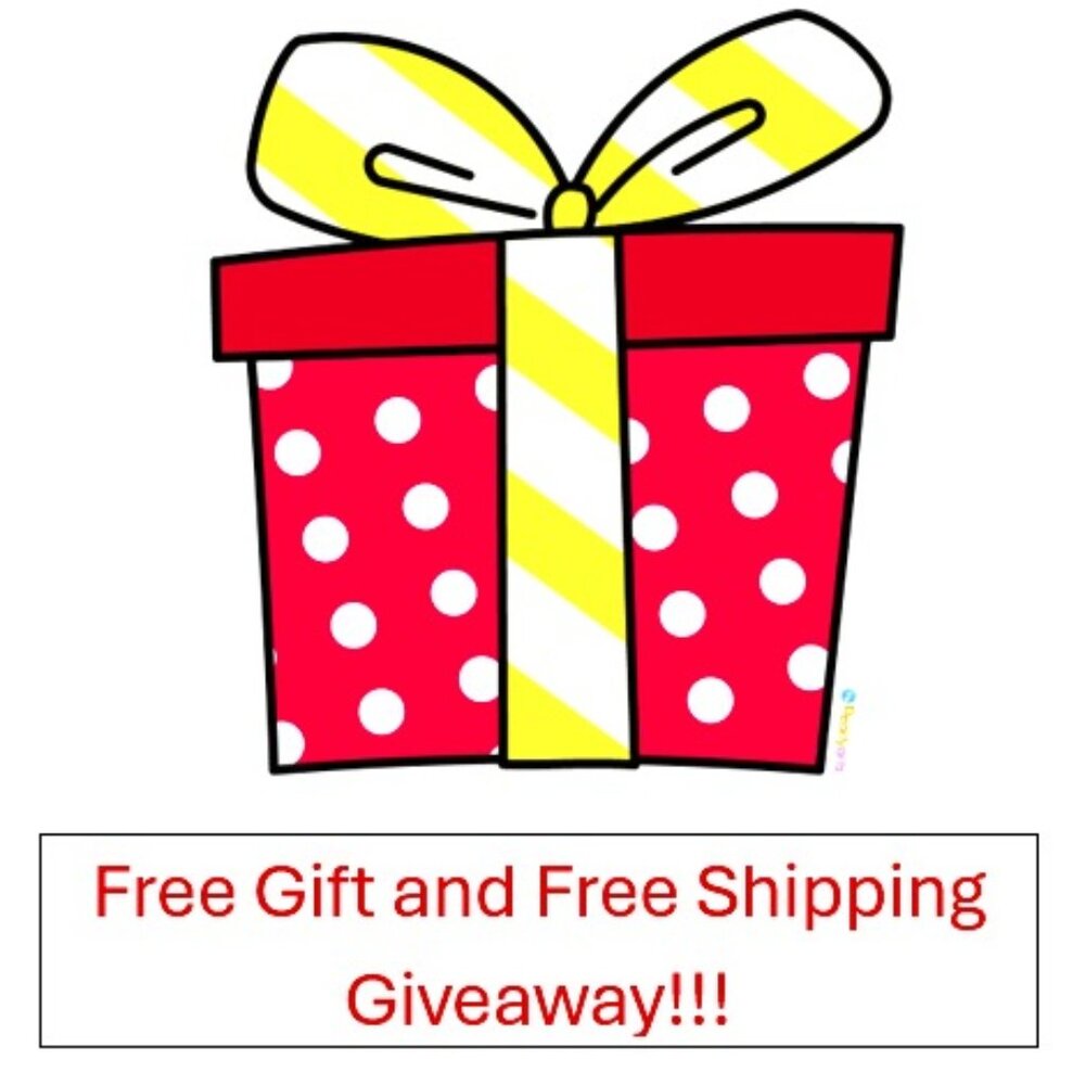 Free Gift and Free Shipping Giveaway